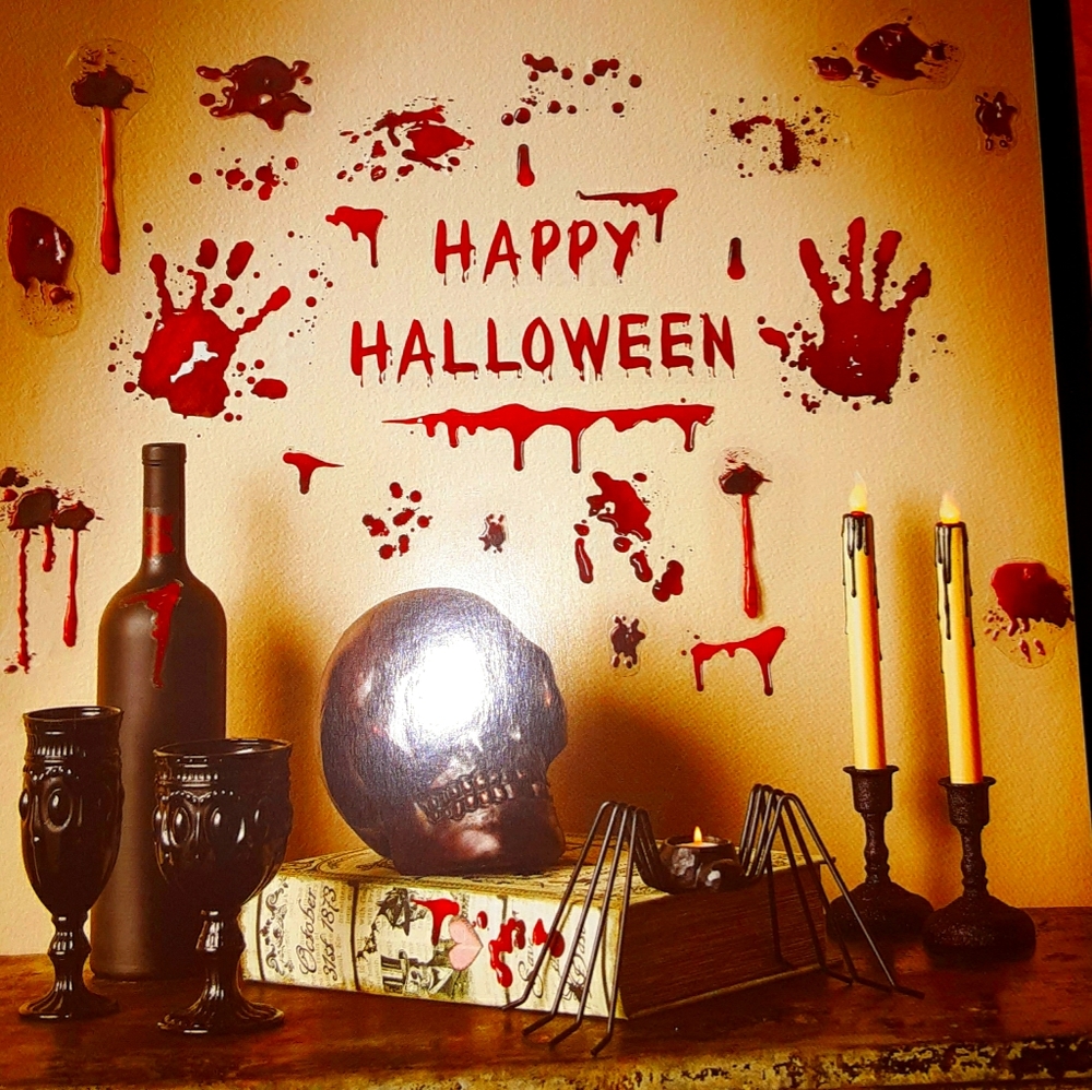 Halloween Wall Art & Refrigerator Cover Bu…